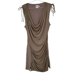 Princess Polly Taupe Ruched Mini Dress